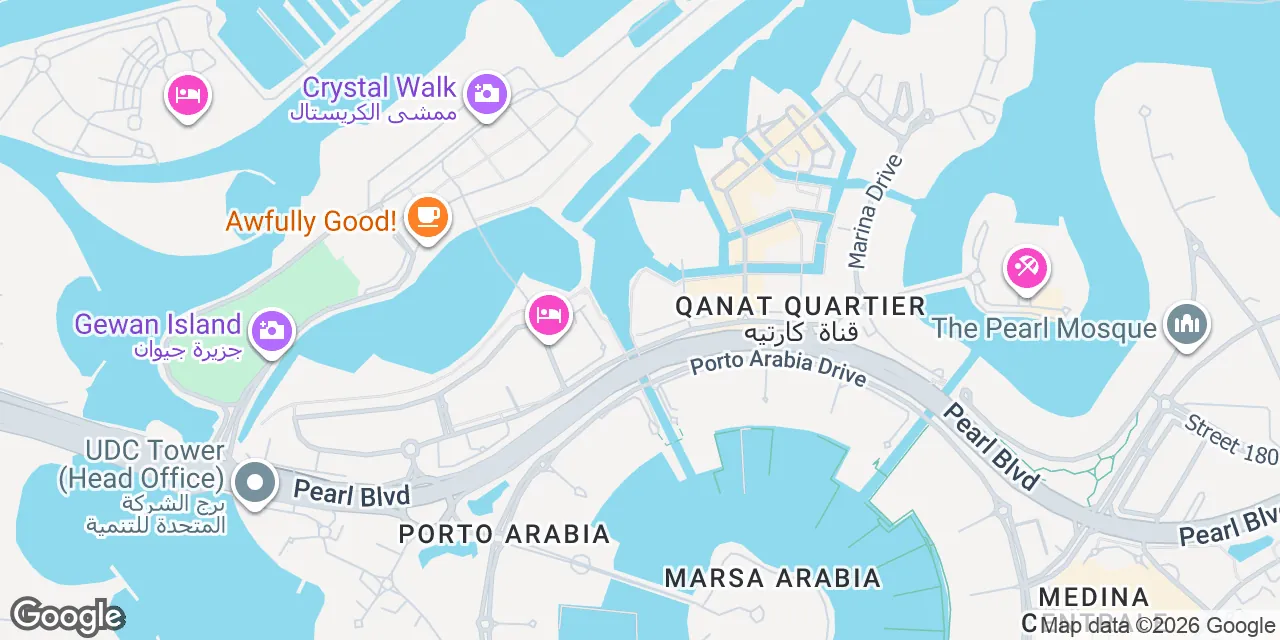 Units 96-102 Piazza Level,QQ05A, Qanat Quartier, The Pearl,301588, West Bay