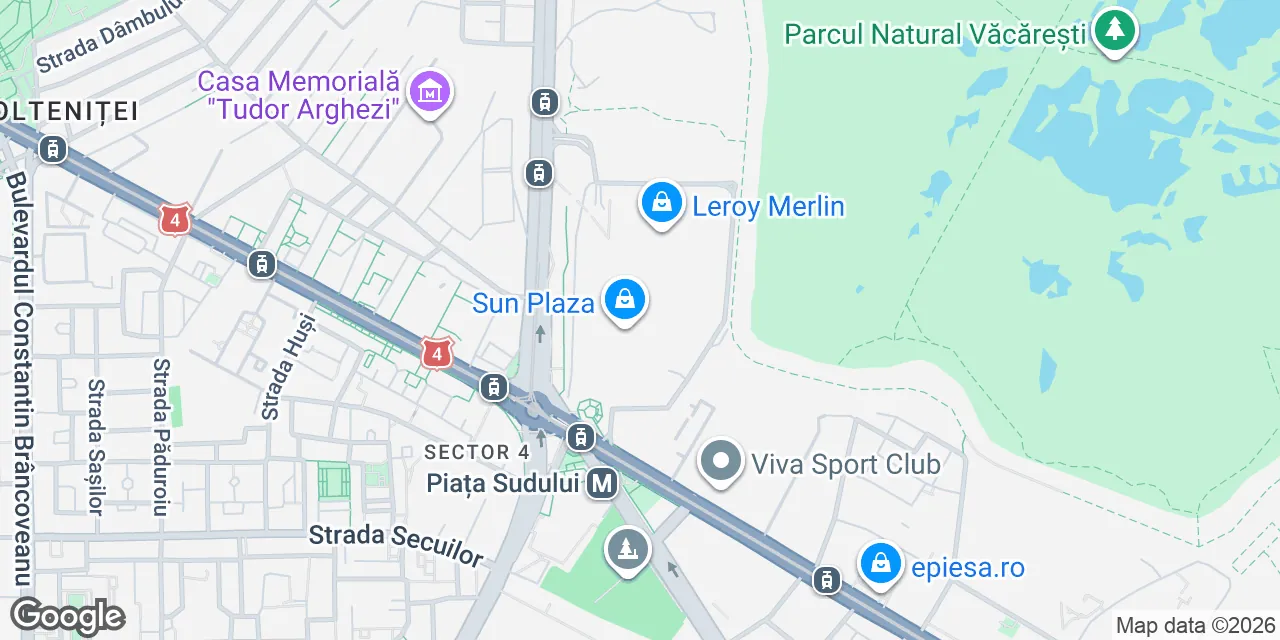 391 Vacaresti Street,Sun Plaza Shopping Centre building, 3rd floor,District 4, 040055 Popești-Leordeni