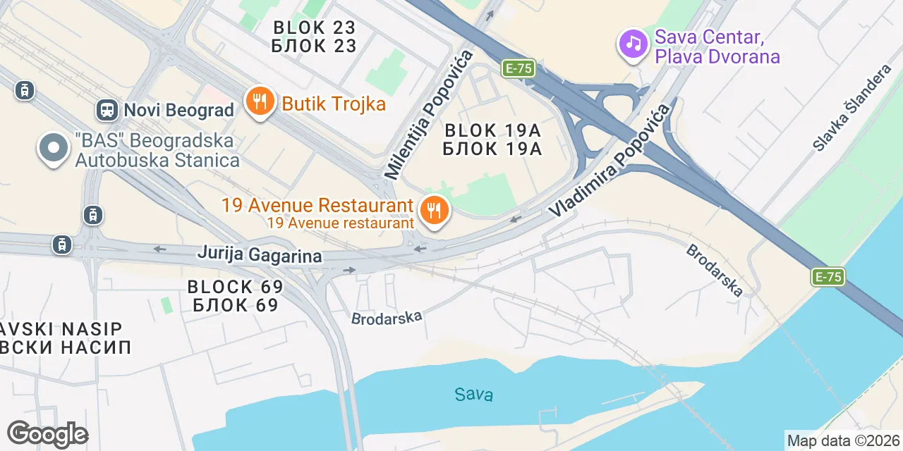 GTC 19 Avenue,38-40 Vladimira Popovica Street, 11070 Belgrade