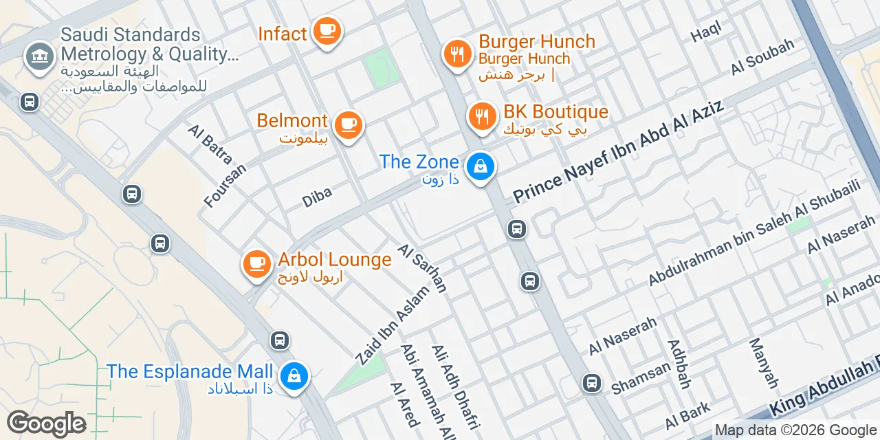 Takhassusi street,The Zone, Al Mohammadiyyah,1ST Floor, Riyadh 12364