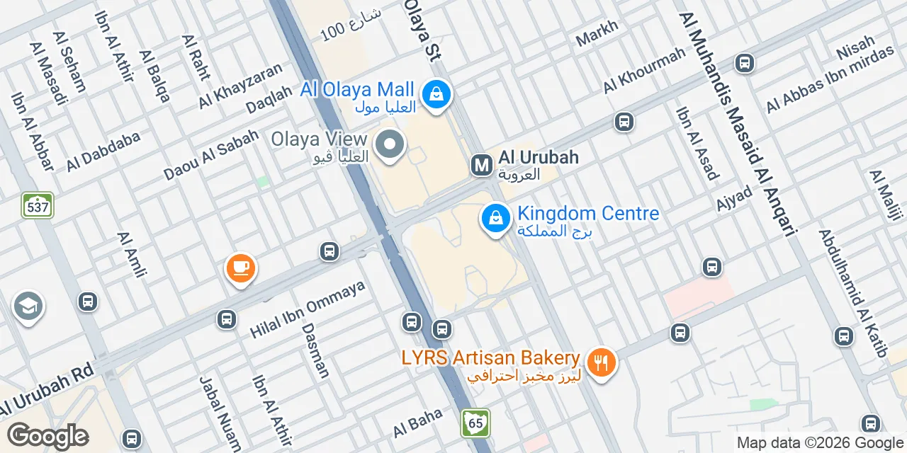 King Fahd Road, Olaya,28th Floor, Riyadh 11321