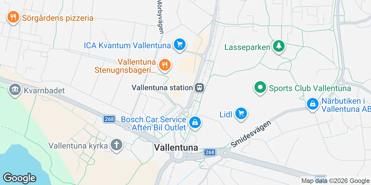 Vallentuna, Tuna Torg 2-4, 186 31 Vallentuna