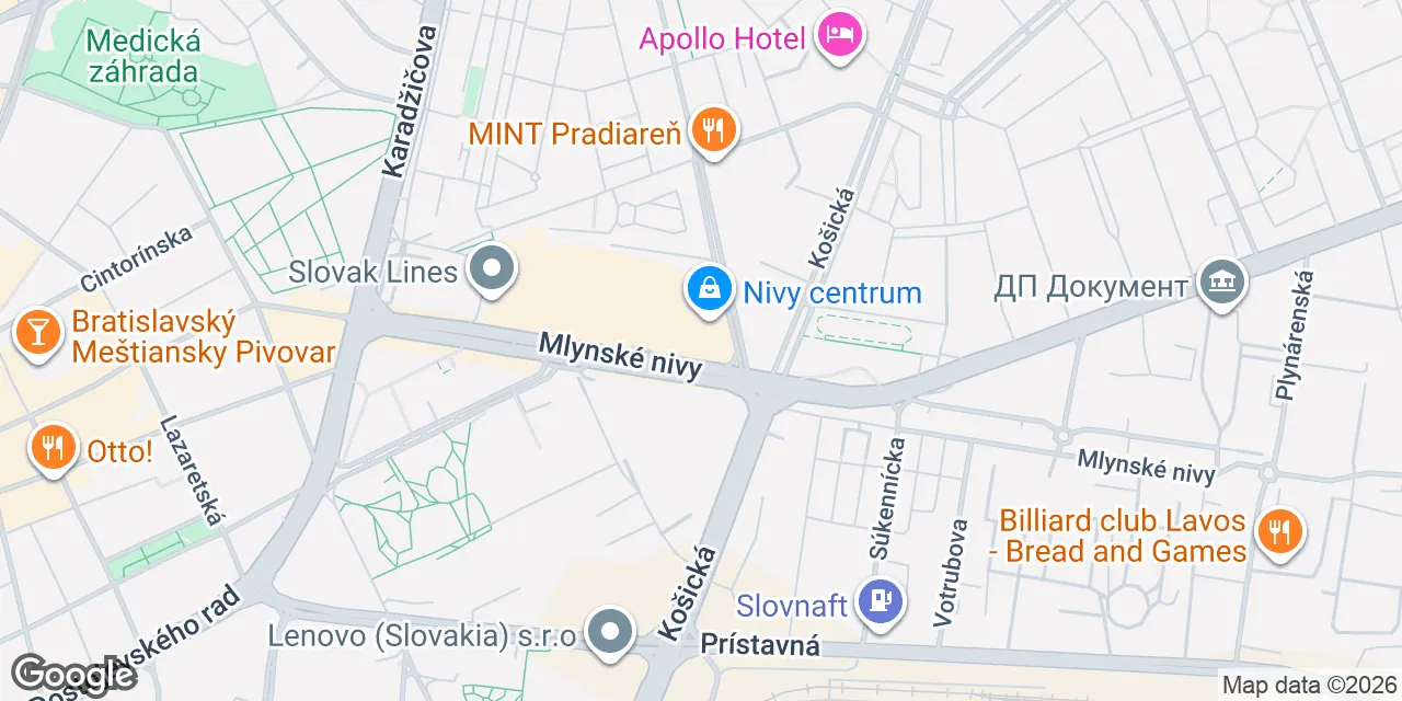 Mlynské Nivy 5,Nivy Tower, 821 09 Bratislava