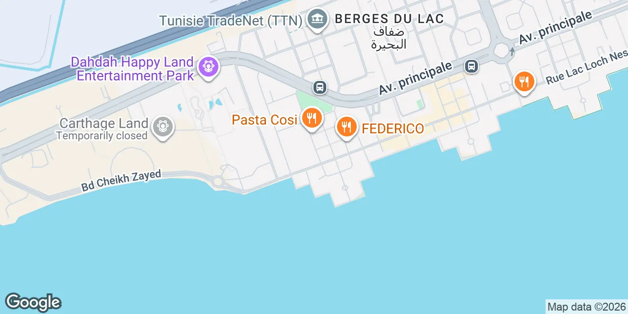 Carthage Center Rue du Lac de Constance,Les Berges du Lac, Tunis 1053