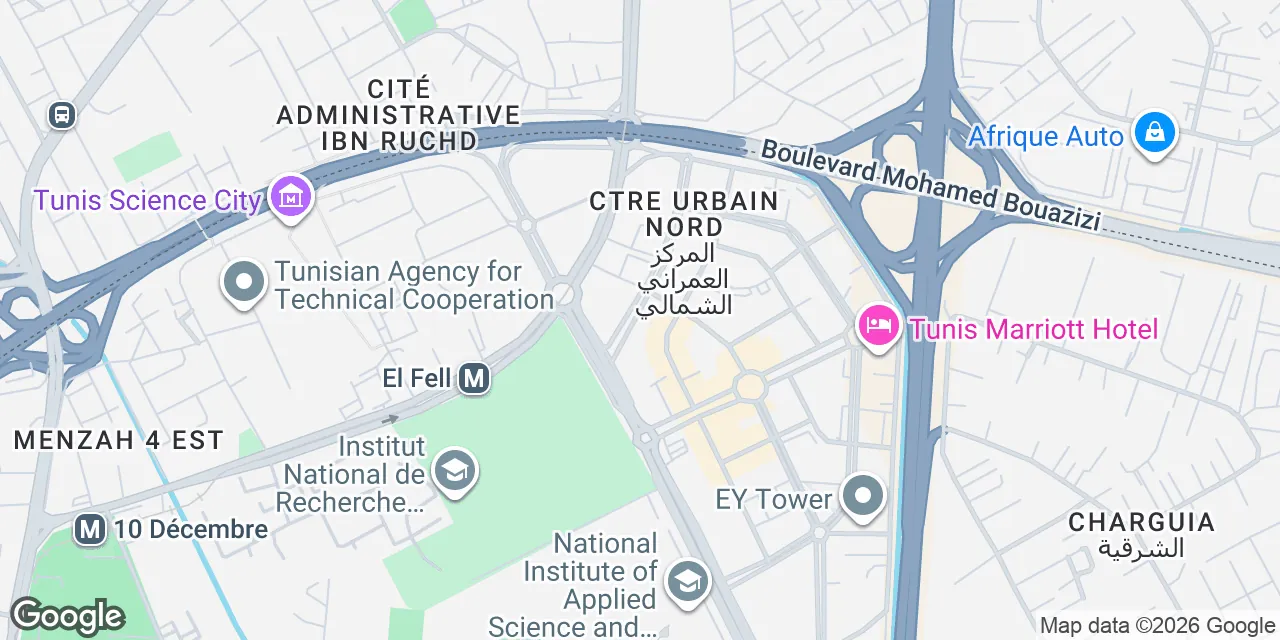 Immeuble New Tower, Boulevard de La Terre,Centre Urbain Nord, Tunis 1080