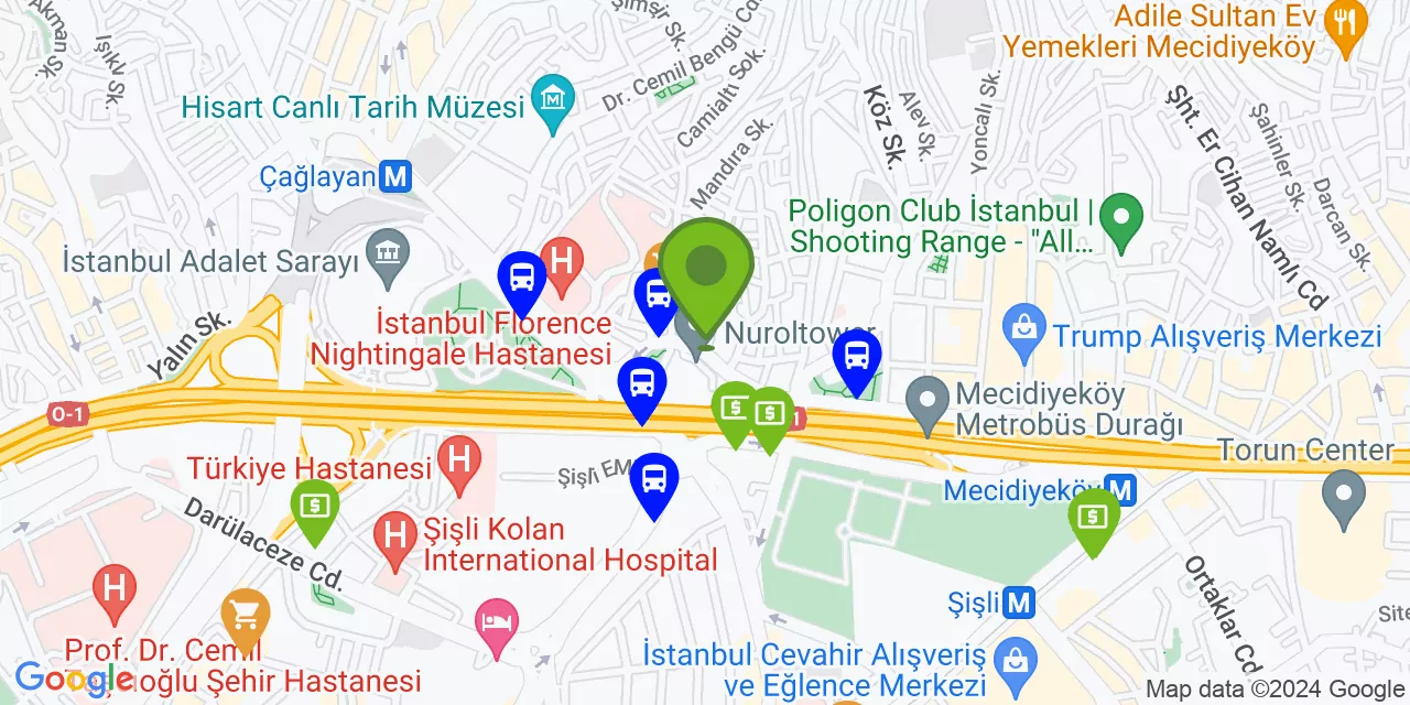 İzzetpaşa Mahallesi, Yeni Yol Caddesi, No:3, Kat 2, Nurol Tower Şişli, Sisli 34387