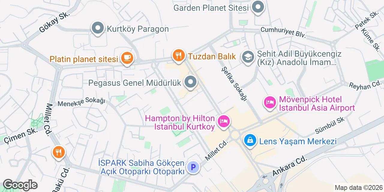 Esas Kurtköy Aeropark - 5.kat,Yenişehir Mahallesi, Osmanlı Bulvarı,No:11/A 28, Pendik, Istanbul City Center 34912