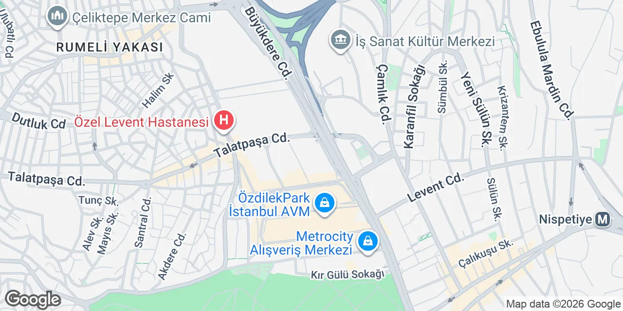 Levent Mahallesi,Büyükdere Cd. No:193 K:2,Şişli, Istanbul City Center 34330