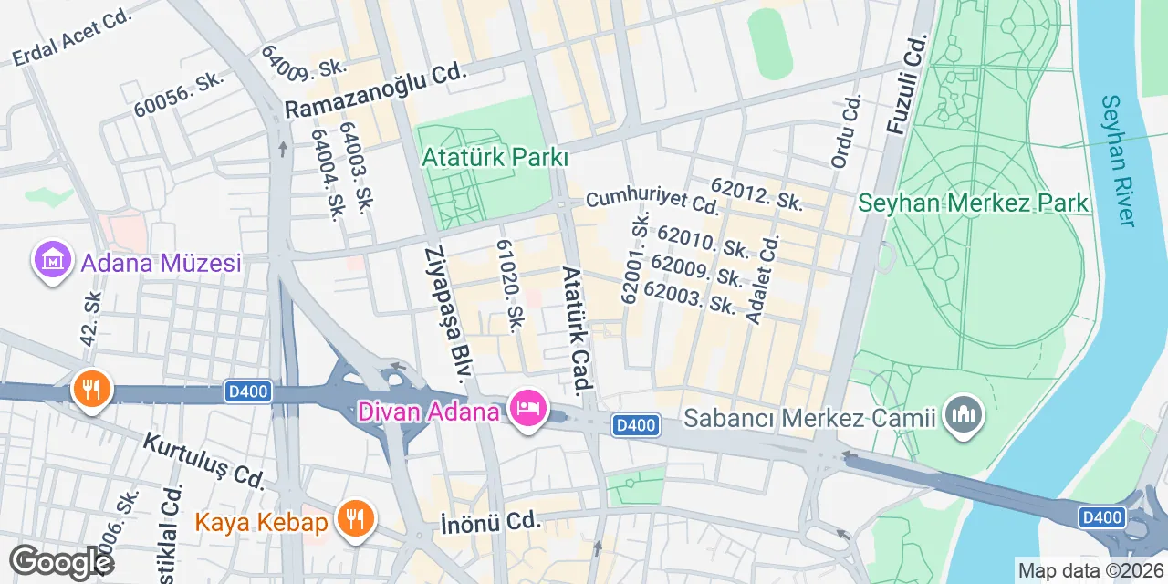 Mimar Semih Rustem Is Merkezi,Ataturk Cad. 18,Seyhan, Adana 01120