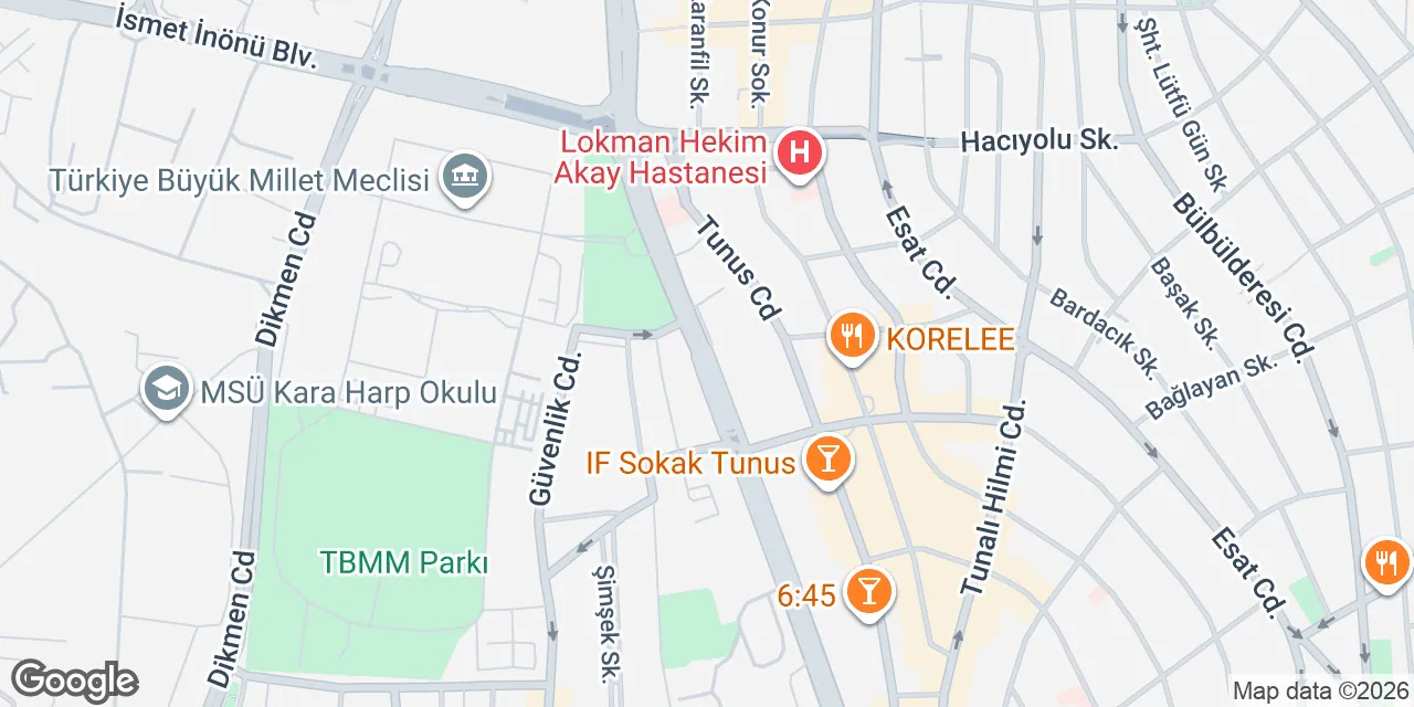 Ataturk Bulvari No:185,Kat. 5-6, Çankaya, Ankara 06680