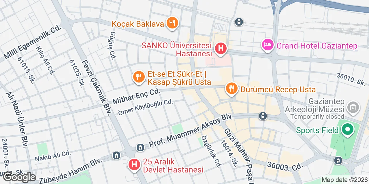 Değirmiçem Mah. Özgürlük Caddesi,No:32, B Blok, Kat 2,3,4,Şehitkamil, Gaziantep 27090