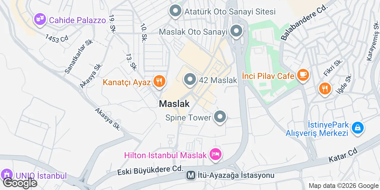 Ahi Evran St, Maslak 34396