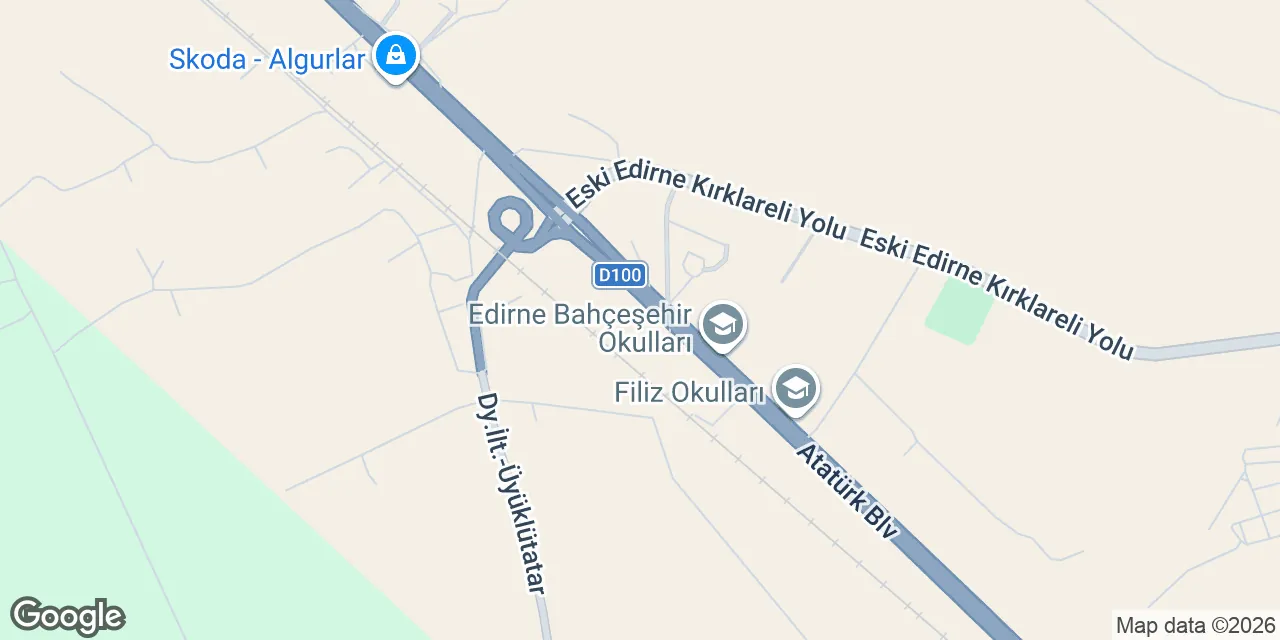 Merkez Edirne, Turkey,Edirne ili Atatürk Bulvari 100. Yil Mahallesi Numara:41, Edirne 22100