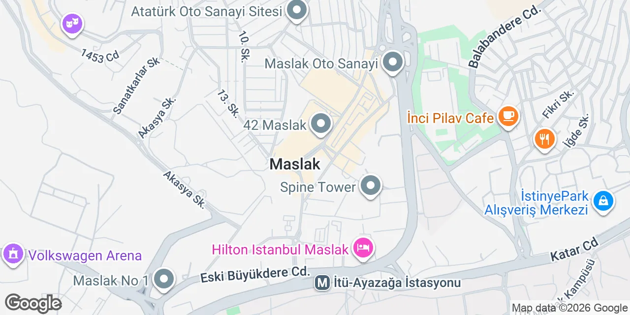 Dereboyu 2 Caddesi 15 A, Maslak 34398