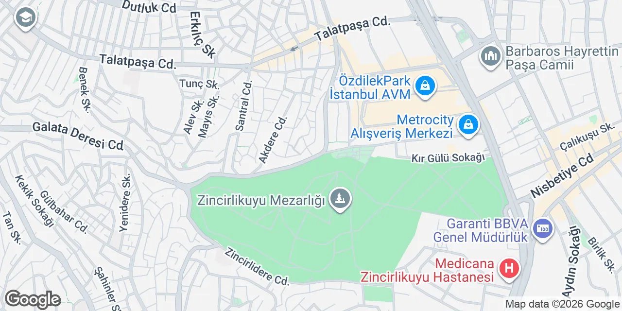 Dereboyu Caddesi, Levent 34413