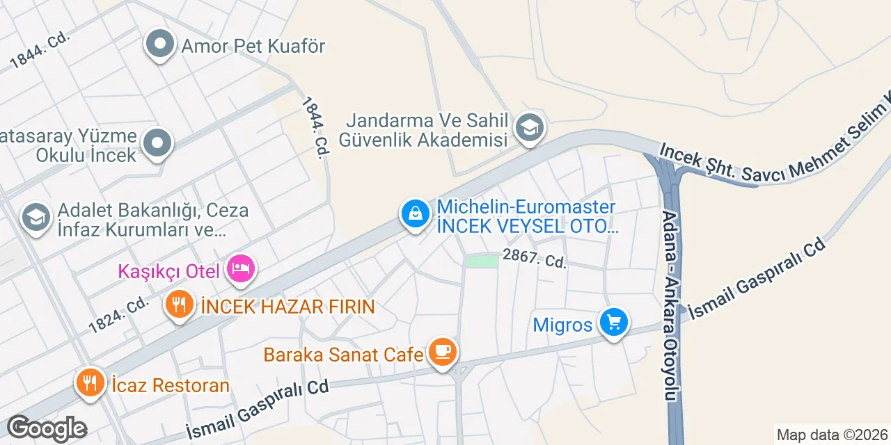 2881. Caddesi No:2, Ankara 06770