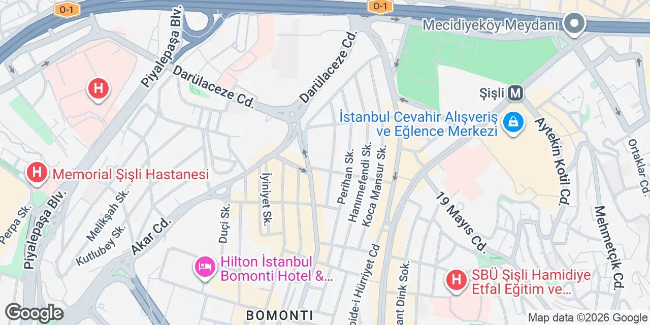 Hasat Sokak 52, Sisli 34381