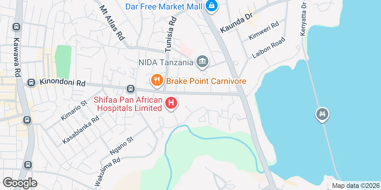 Acacia Estates Offices,Plot No. 84, Kinondoni Road,Kinondoni, Dar es Salaam 14110