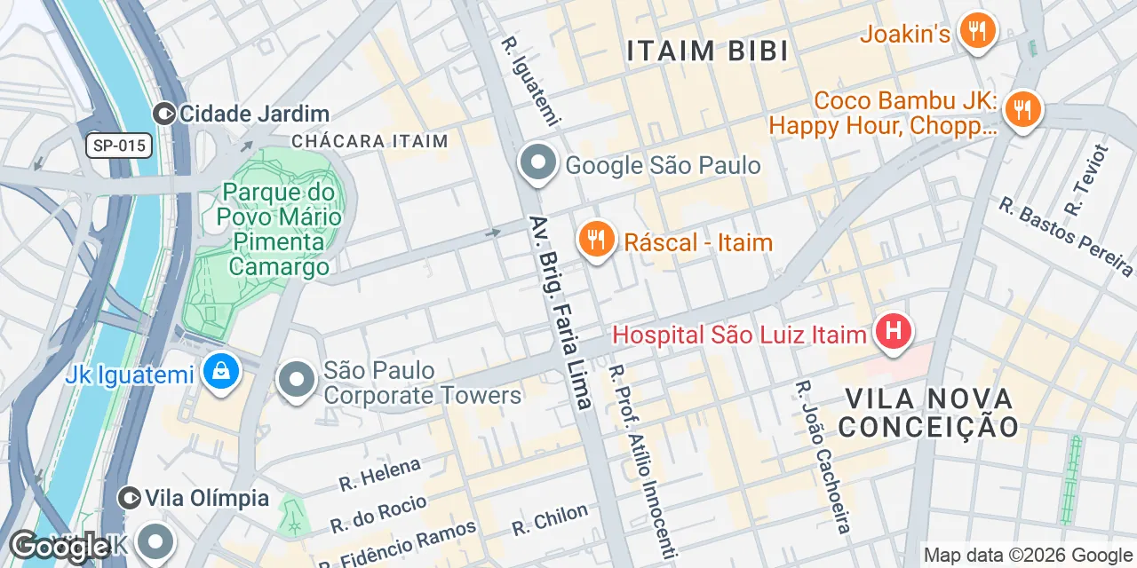 Av. Brigadeiro Faria Lima, 3729 - 5th floor,Edificio Antonio Alves Ferreira Guedes, Itaim Bibi, Sao Paulo 04538-905