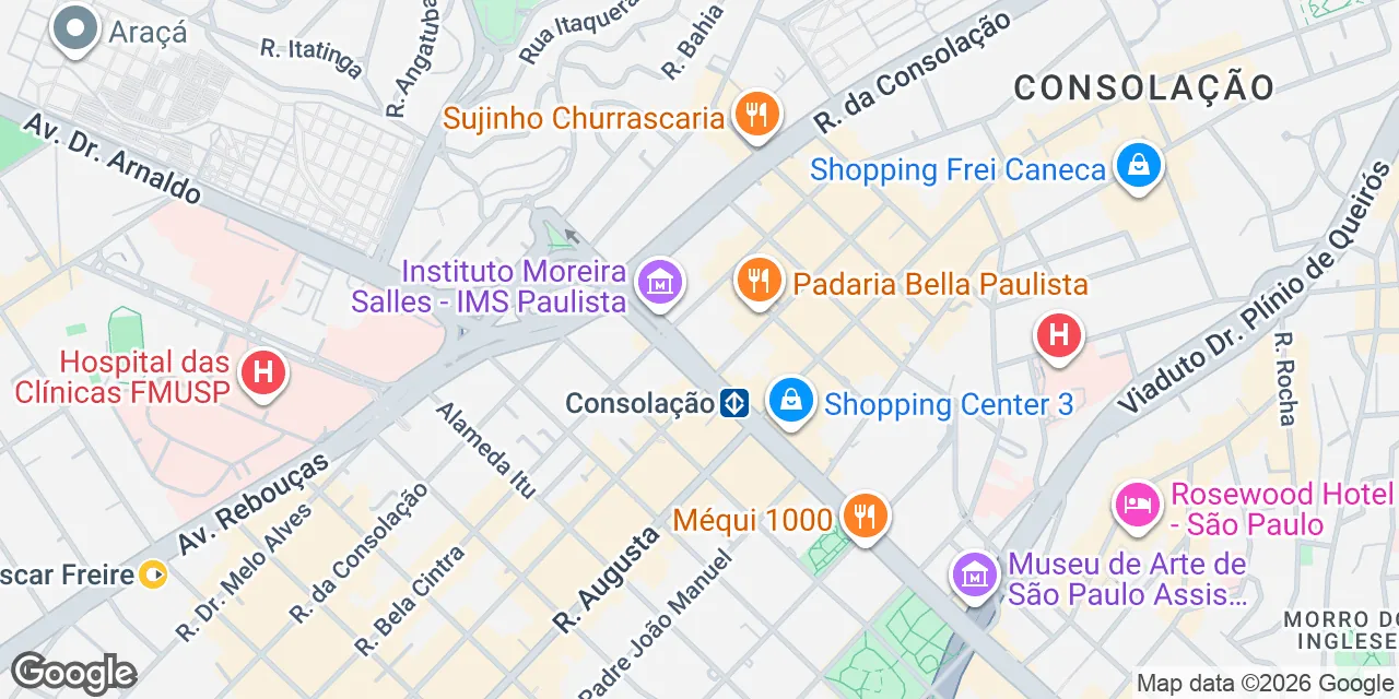 Avenida Paulista, 2300,Pilotis, Bela Vista, Sao Paulo 01310-300