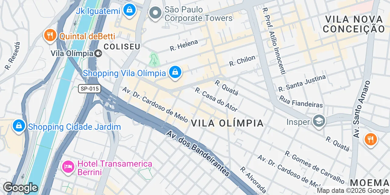 Rua Olimpíadas, 205,Edifício Continental Square, 4º andar, Vila Olímpia, Sao Paulo 04551-000