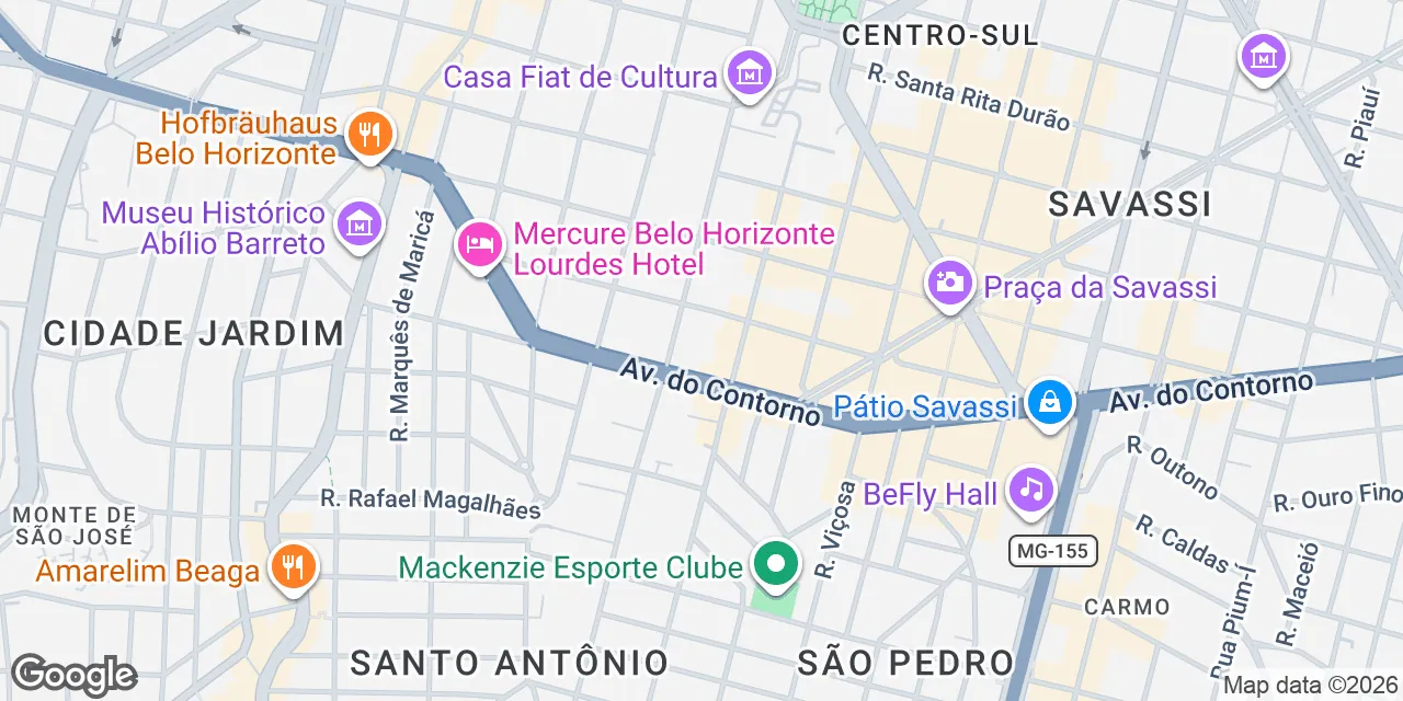 Avenida do Contorno, 6594,7º, 16º e17º andares 30,Savassi, Barra de Tijuca 30110-044