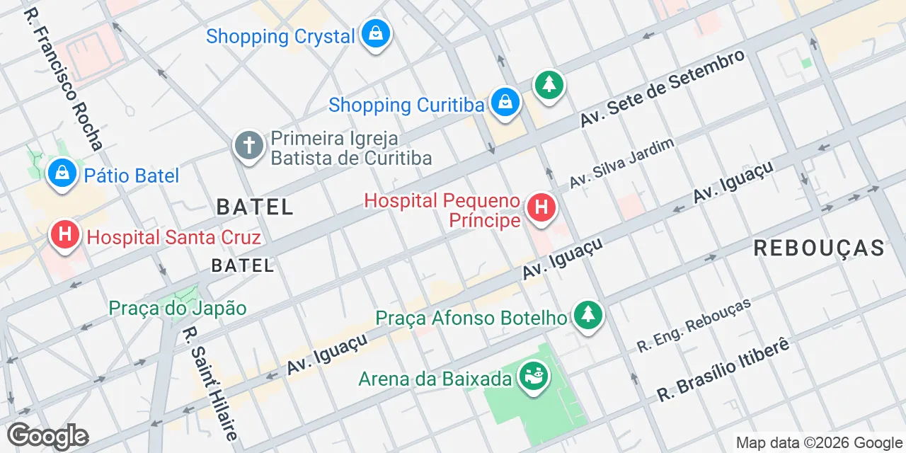 Rua Pasteur, 463 13º andar, Água Verde 80, Curitiba 80250-104