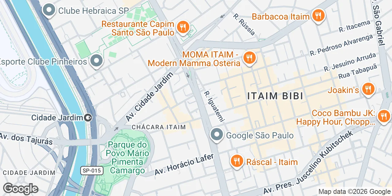 Avenida Brigadeiro Faria Lima, 3144,3º andar, Itaim Bibi, Sao Paulo 01451-000