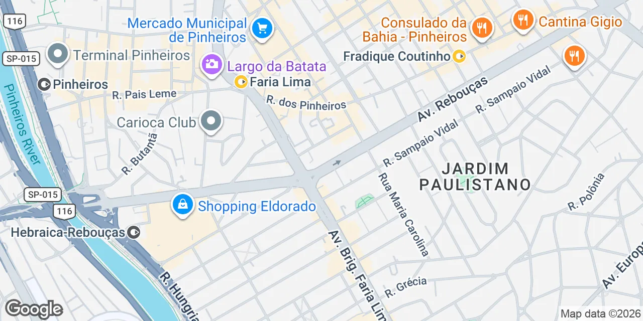 Av. Brigadeiro Faria Lima, 1485,1º e 2º andares, Torre Norte,Pinheiros, Sao Paulo 01452-002