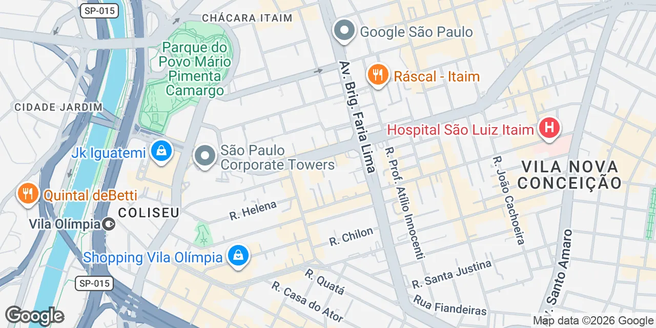 Avenida Presidente Juscelino Kubitschek, 1455,4º andar, Vila Nova Conceição, Sao Paulo 04543-011