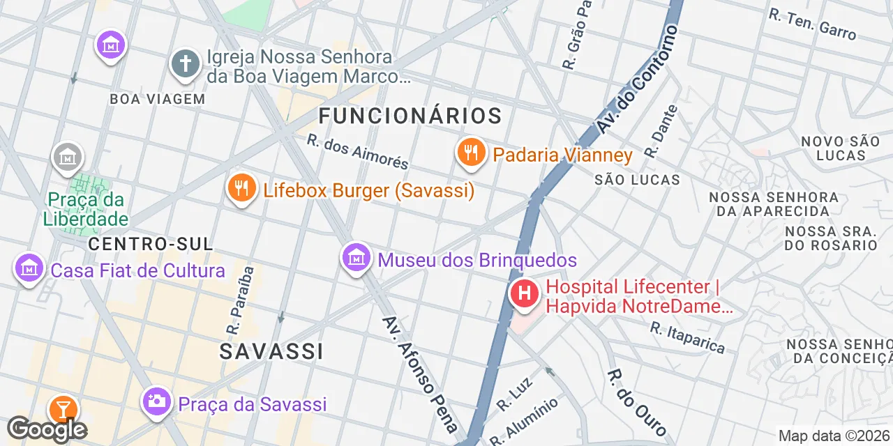 Rua Bernardo Guimaraes, 245,Funcionários, Belo Horizonte 30140-080