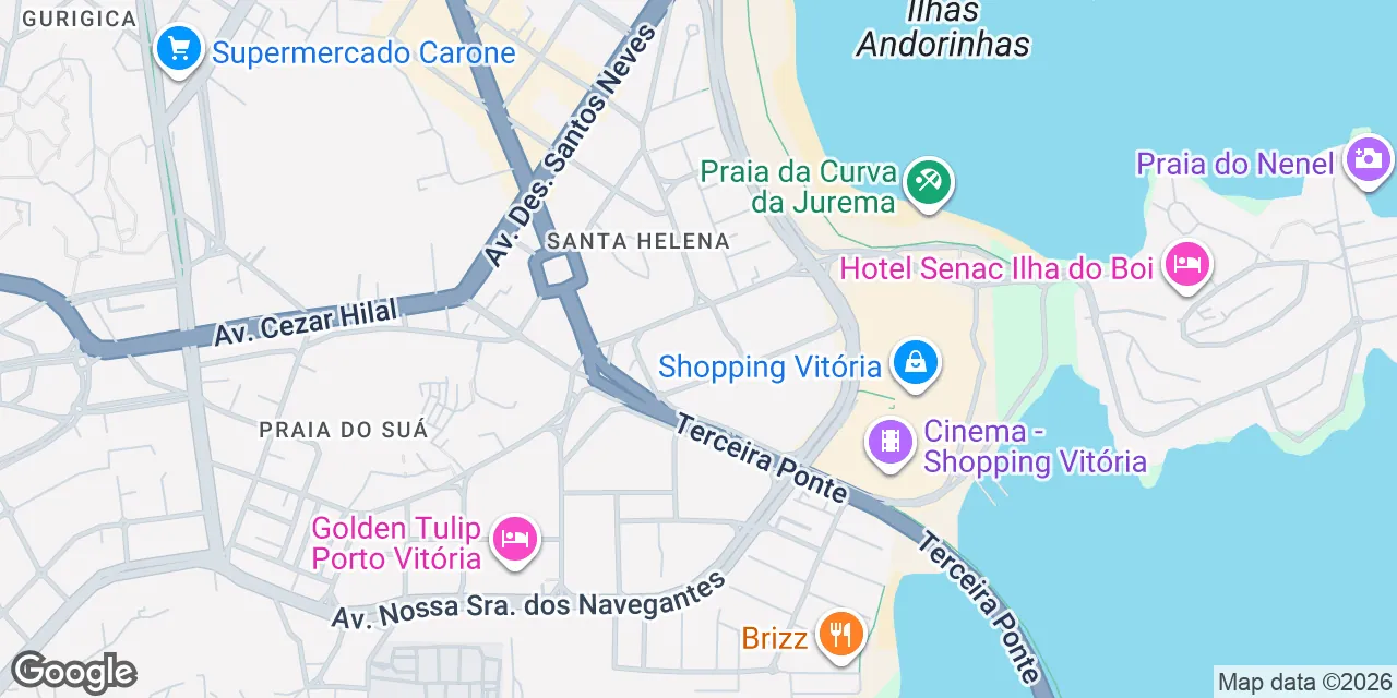 R. José Alexandre Buaiz, 300,8º andar Enseada do Suá, Vitoria 29050-545