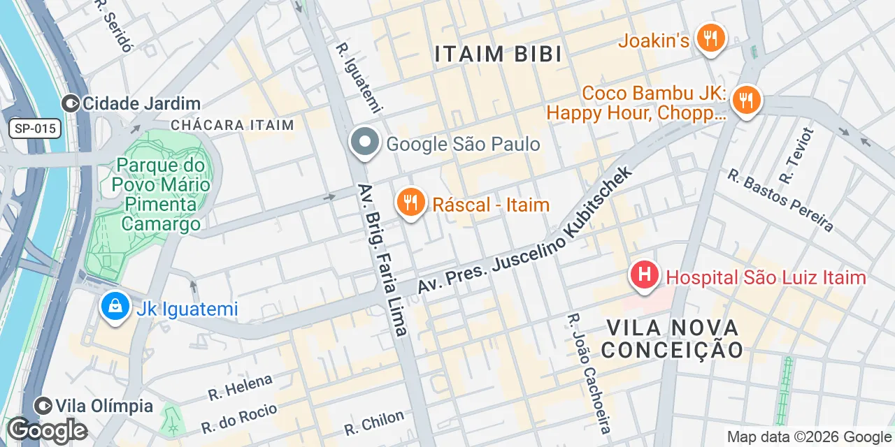 Rua Sader Macul, 107,Itaim Bibi, Sao Paulo 04542-090
