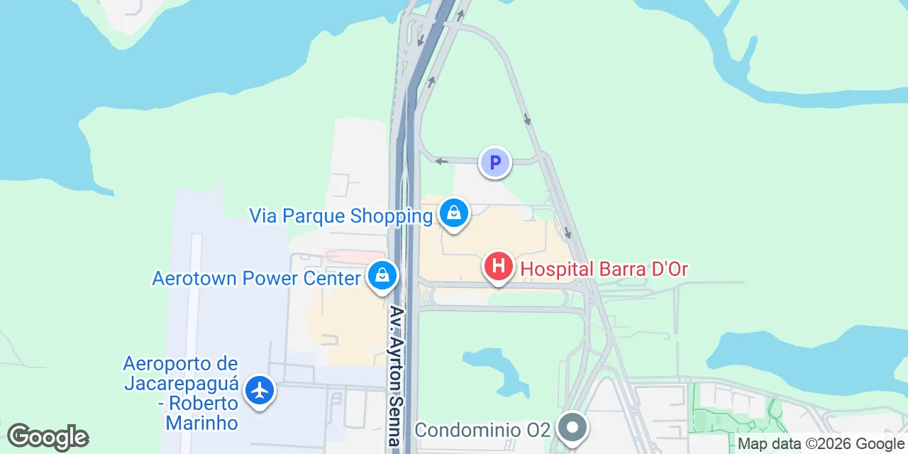 Av. Ayrton Senna, 3000,Barra da Tijuca, Rio de Janeiro 22775-904