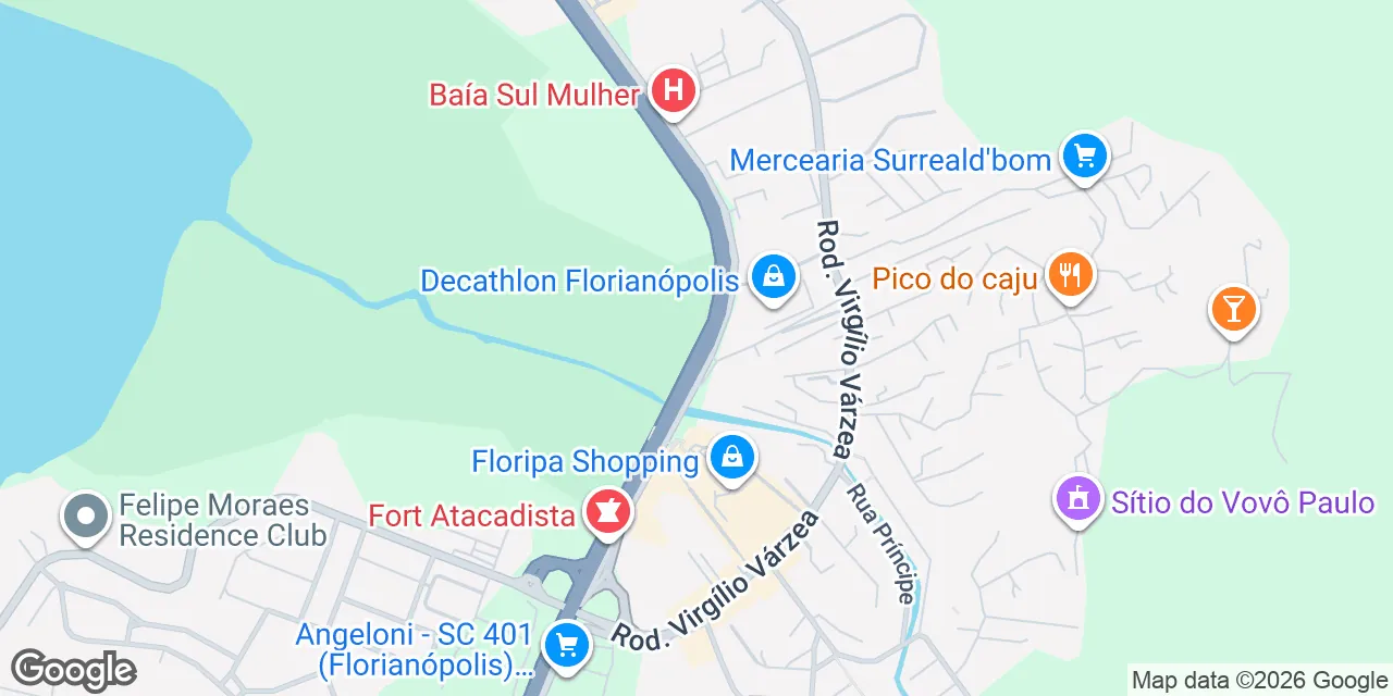 Rodovia SC-401 n° 3116 - Bairro Saco Grande, Florianopolis 88032-005