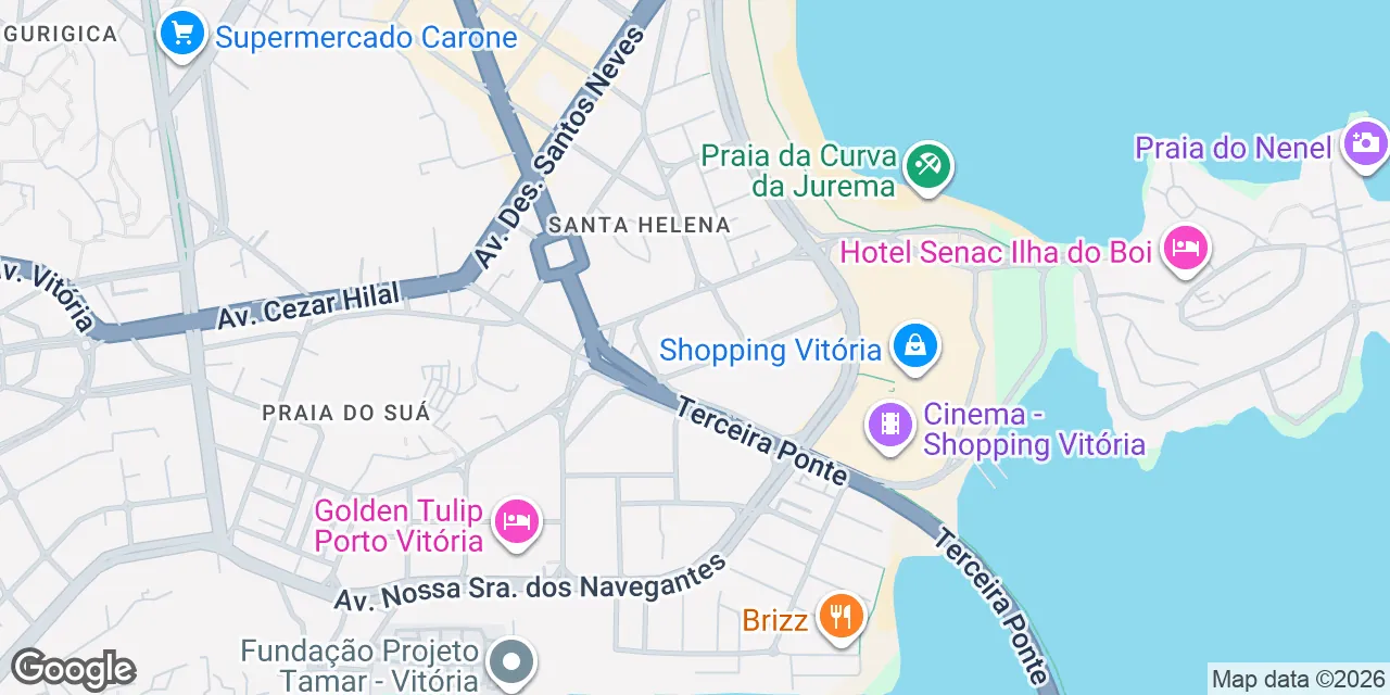Rua José Alexandre Buaiz, 300,20º andar, Enseada do Suá, Vitoria 29050-545