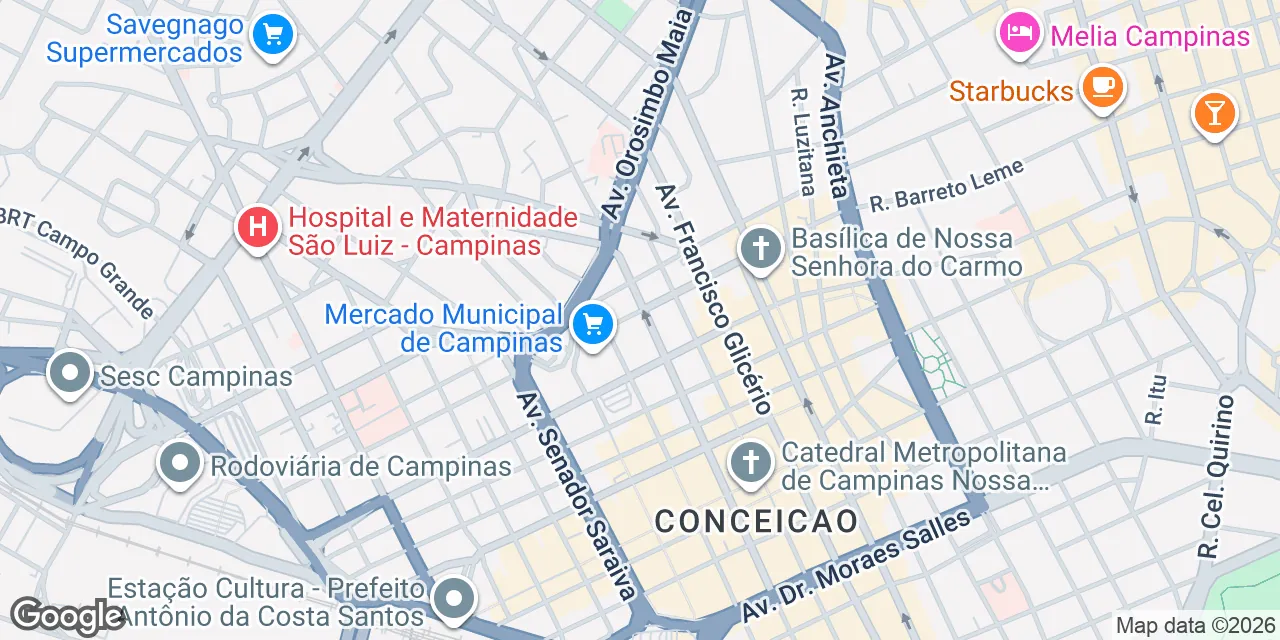 Rua José Paulino 1399,Centro, Campinas 13013-001