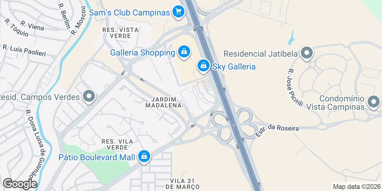 Avenida Doutor José Bonifácio Coutinho Nogueira, 150,Shopping Galleria Plaza, Térreo, Jardim Madalena, Campinas 13091-611