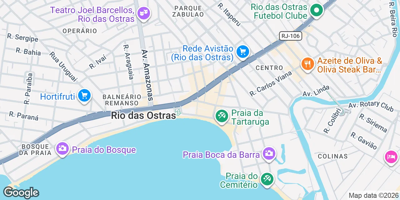 Rua Jandira Moraes Pimentel, 490,Centro, Cabo Frio 28893-046
