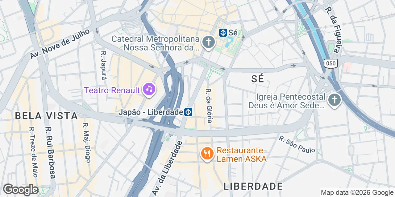 Av. da Liberdade, 151,Liberdade, Sao Paulo 01510-001