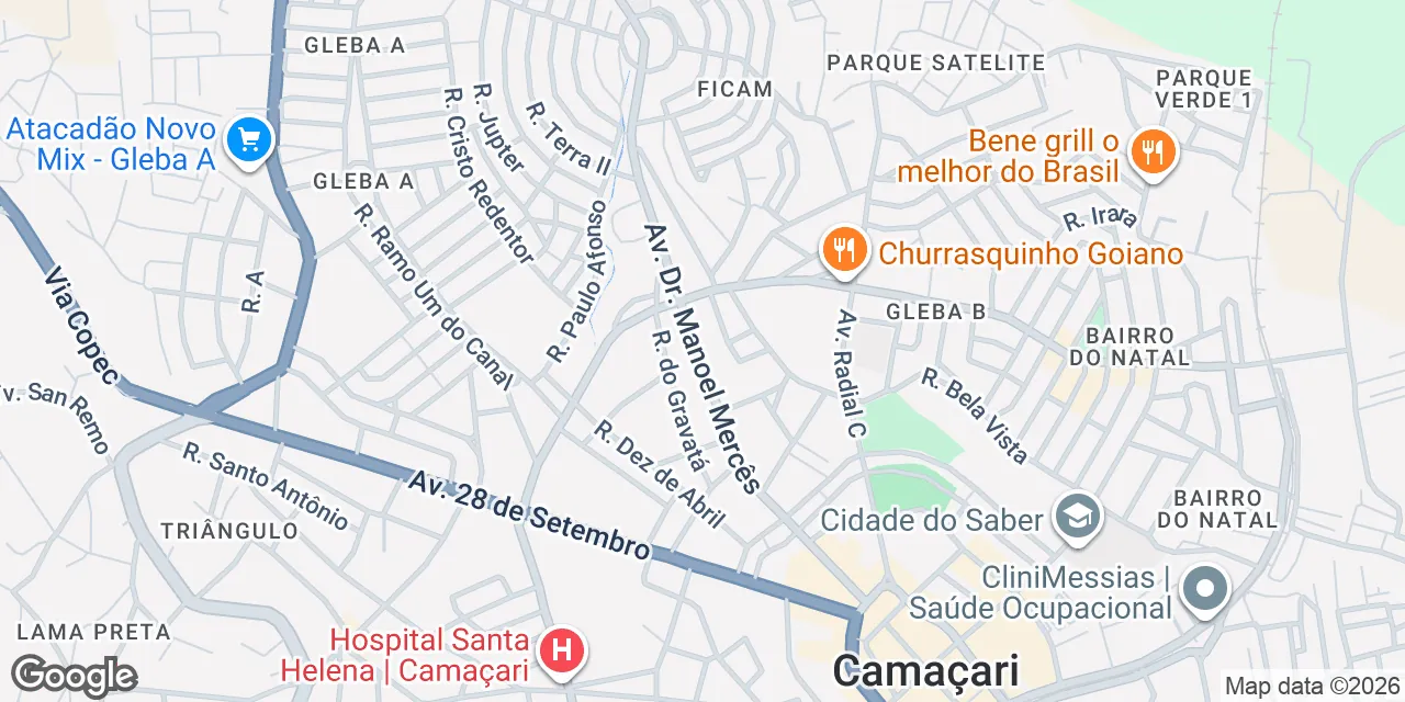 Av. Dr. Manoel Mercês - 111,Alto da Cruz, Camacari 42807-470