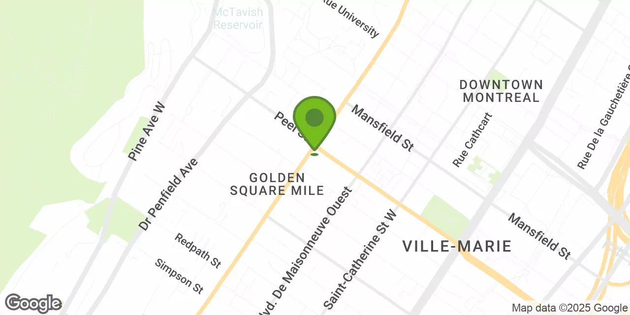 Rue Sherbrooke Ouest 1110, Montreal, QC H3A 1G8