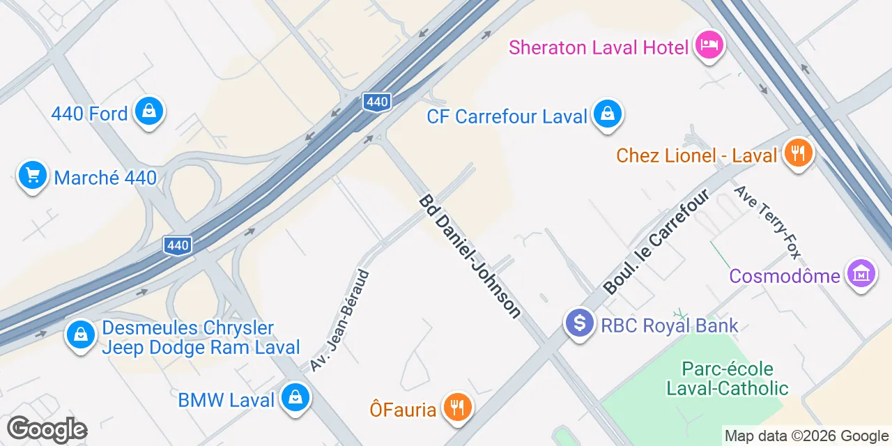 2572 Daniel-Johnson Boulevard,2nd Floor, Laval	, QC H7T 2R3