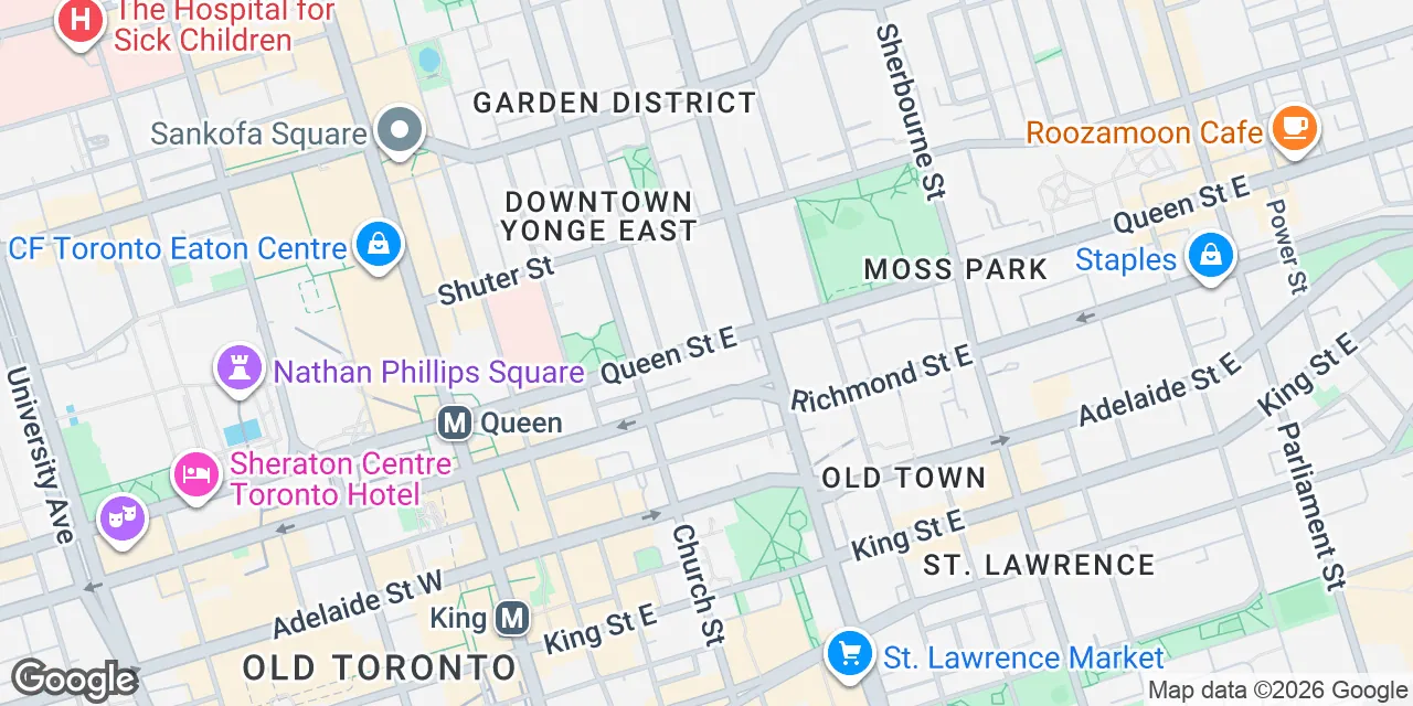 111 Queen Street East,Queen & Richmond Centre, South Building, Suite 450, Toronto M5C 1S2