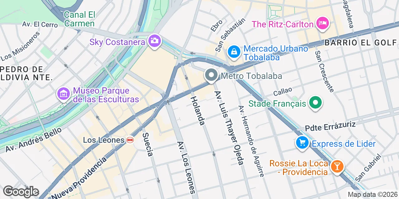100 Holanda, Providencia 7510021