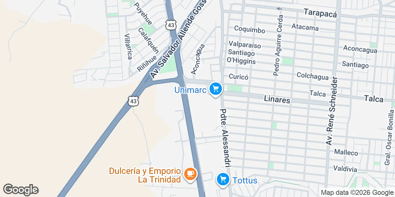 Ruta D-43 901, La Serena 1780000