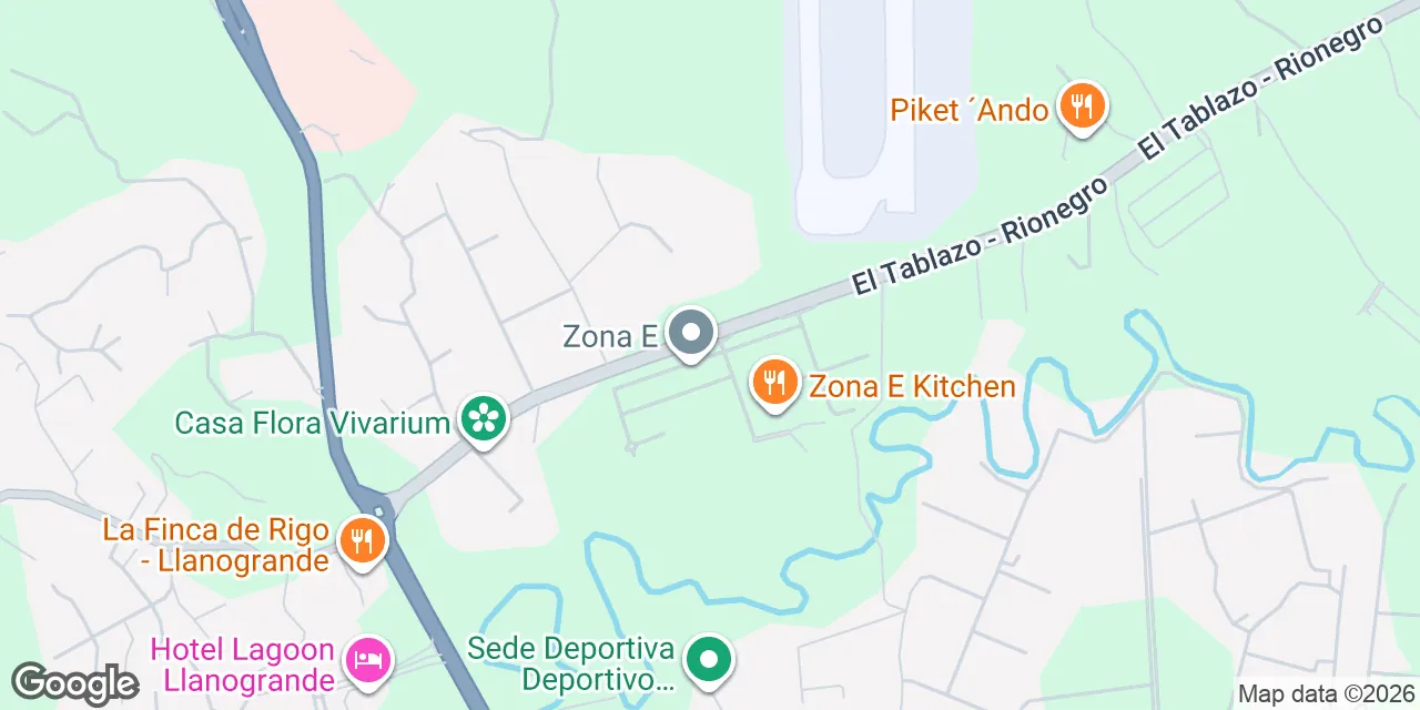 Km 1 Via al Tablazo - Zona E - Rionegro, Rionegro 
