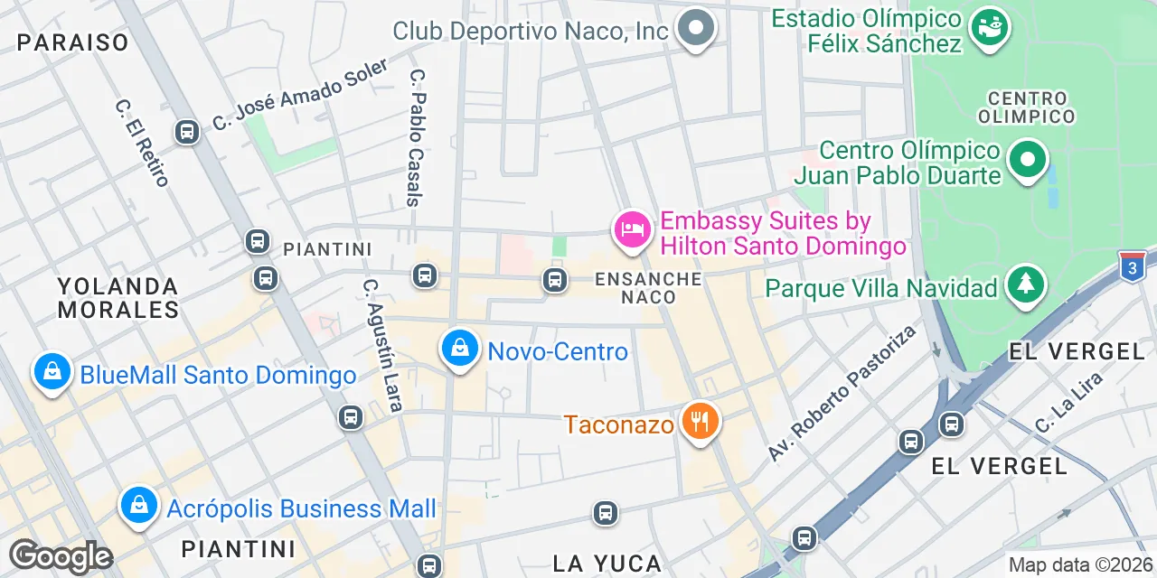 Avenida Gustavo Mejía Ricart #54, Santo Domingo 10124