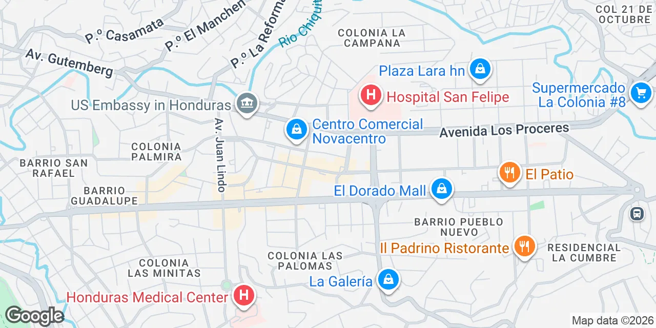 Centro Comercial Novacentro,Corporativo los Proceres, Torre Nova 2, Piso 9, Tegucigalpa