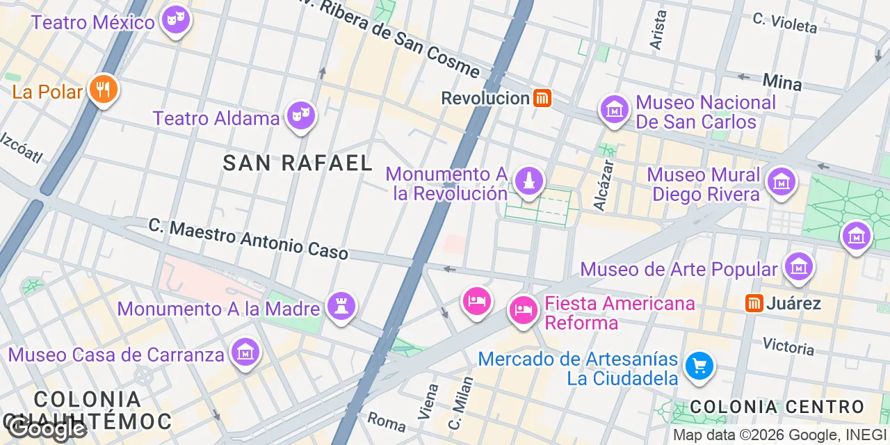 Av. Insurgentes Nte. 86, Mexico City Cuauhtemoc 06030